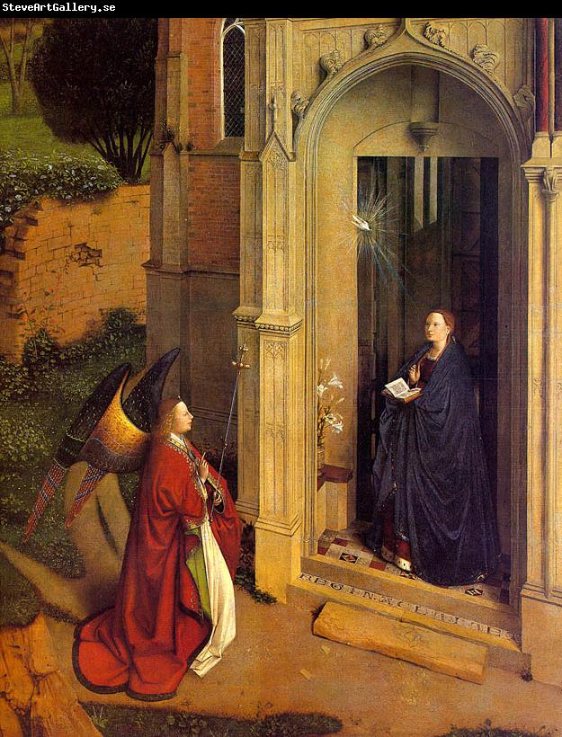 Jan Van Eyck The Annunciation  6